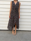 Stevie May Floral Ruched Midi Dress - Image 1