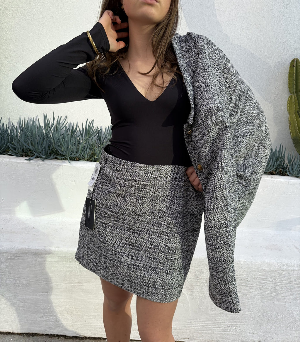 Babaton tweed skirt and blazer set - Image 7