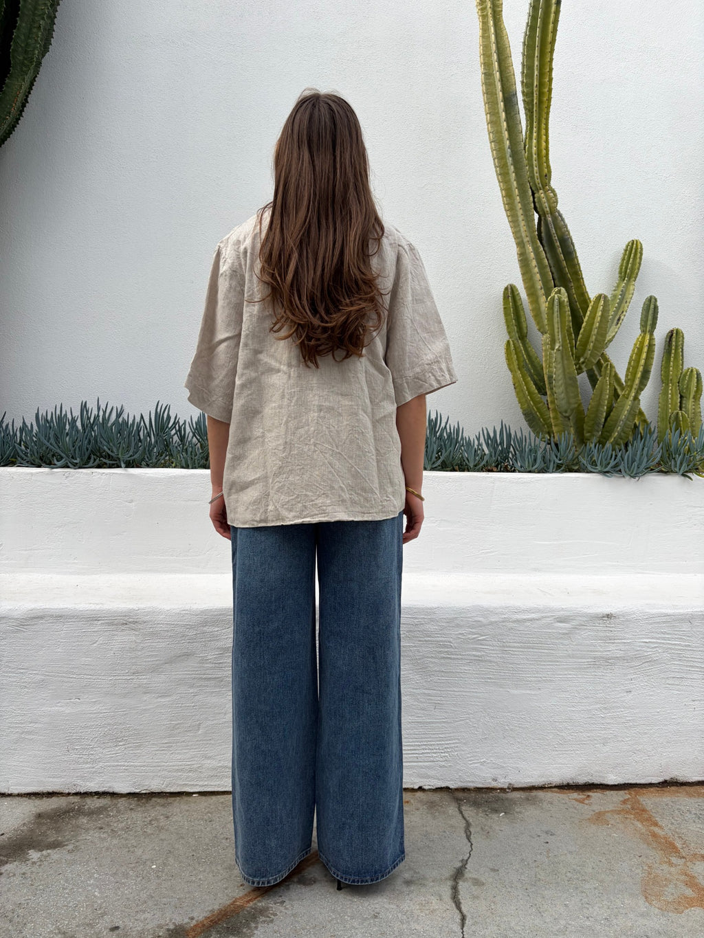 Dissh resort linen top - Image 3