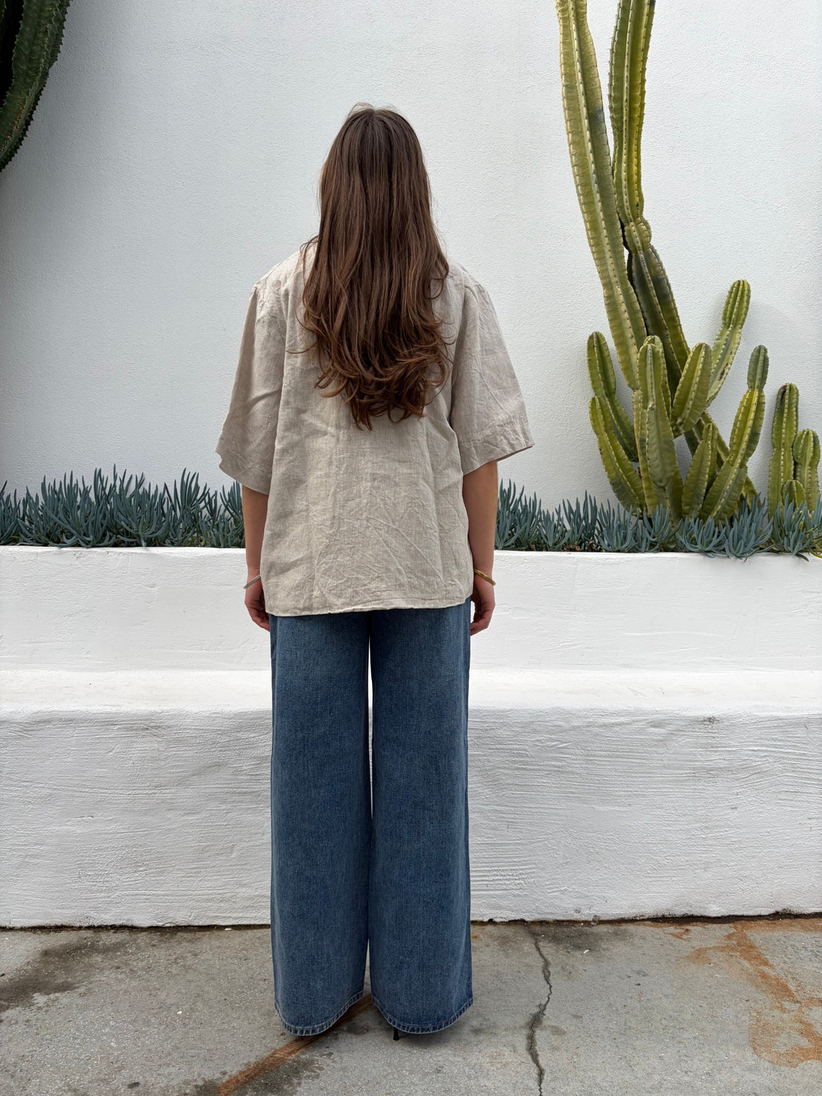 Dissh resort linen top - Image 3
