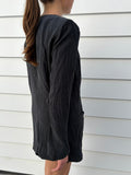 ST Agni Black Oversized Blazer - Image 1