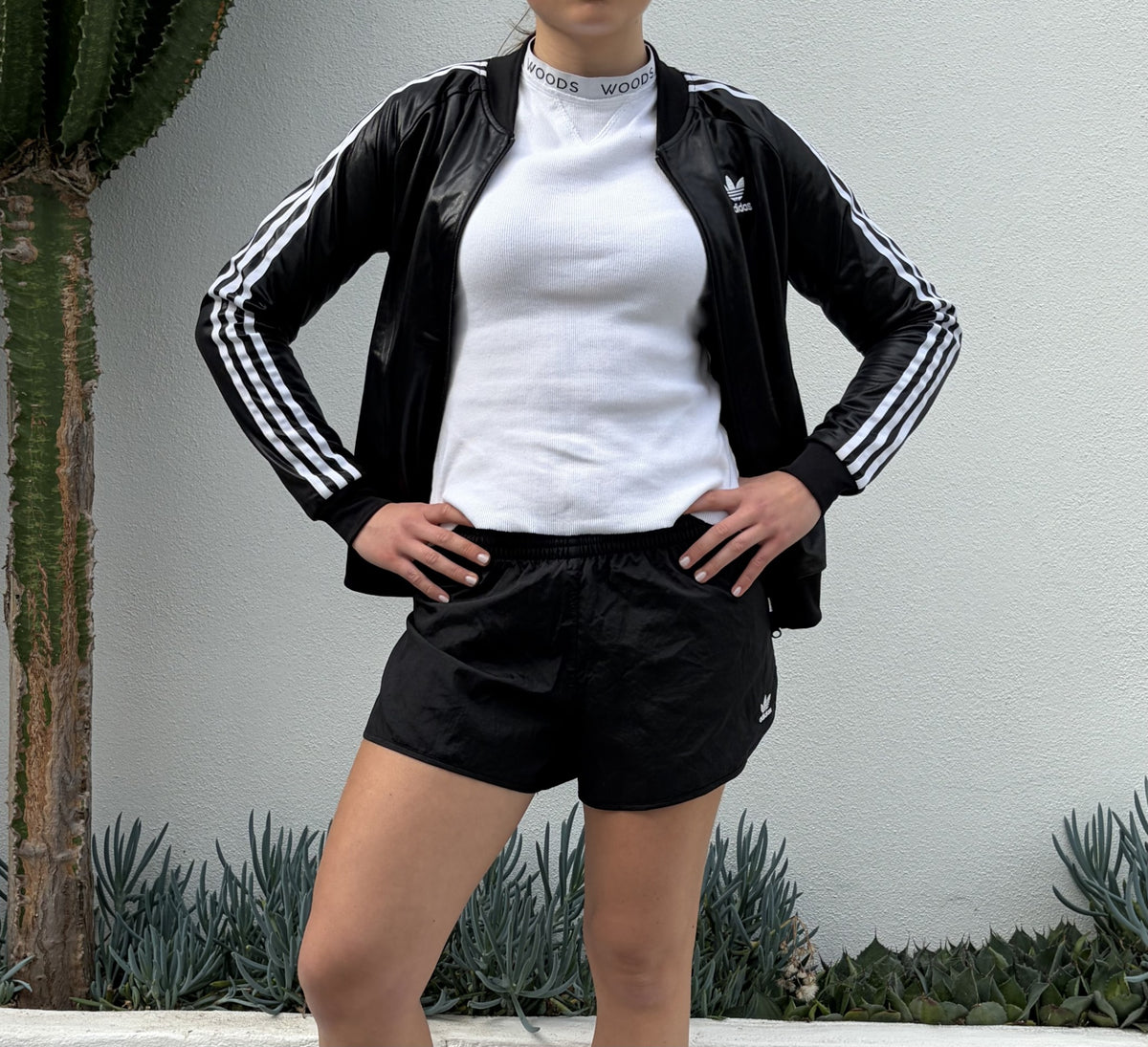 Adidas Originals Women's Satin SST Track Jacket Black - Image 2