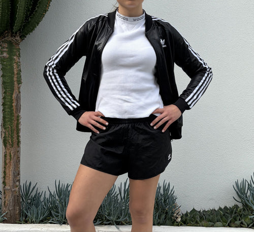 Adidas Originals Women's Satin SST Track Jacket Black - Image 2