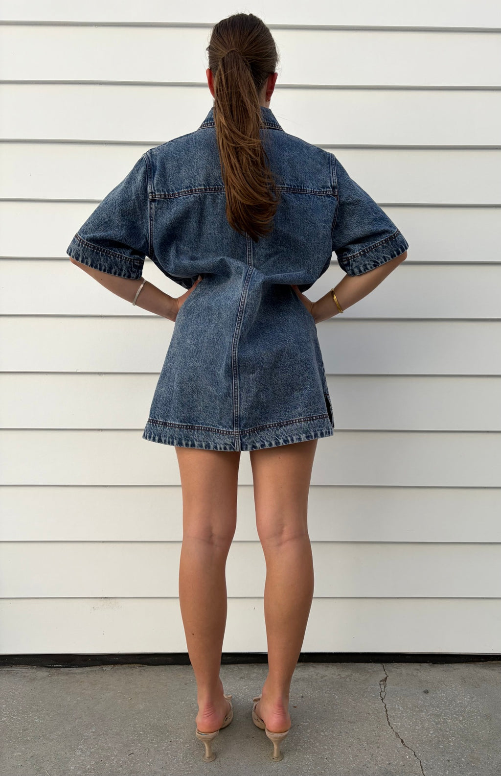Aje Studio Junee Denim Shirt Dress - Image 5