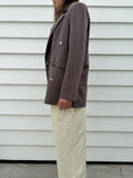Na-kd Mauve Taupe Double-Breasted Blazer - Image 1