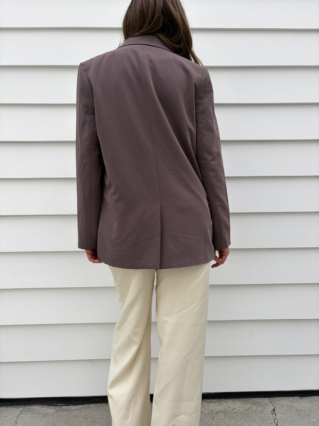 Na-kd Mauve Taupe Double-Breasted Blazer - Image 3