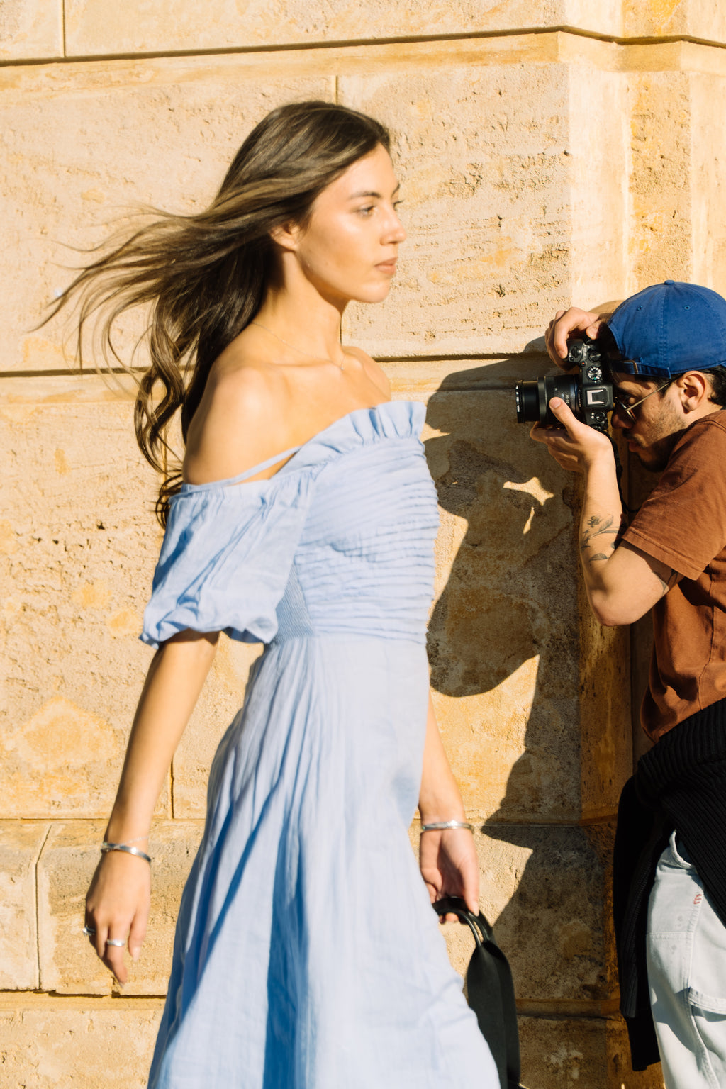 Morrison baby blue maxi dress