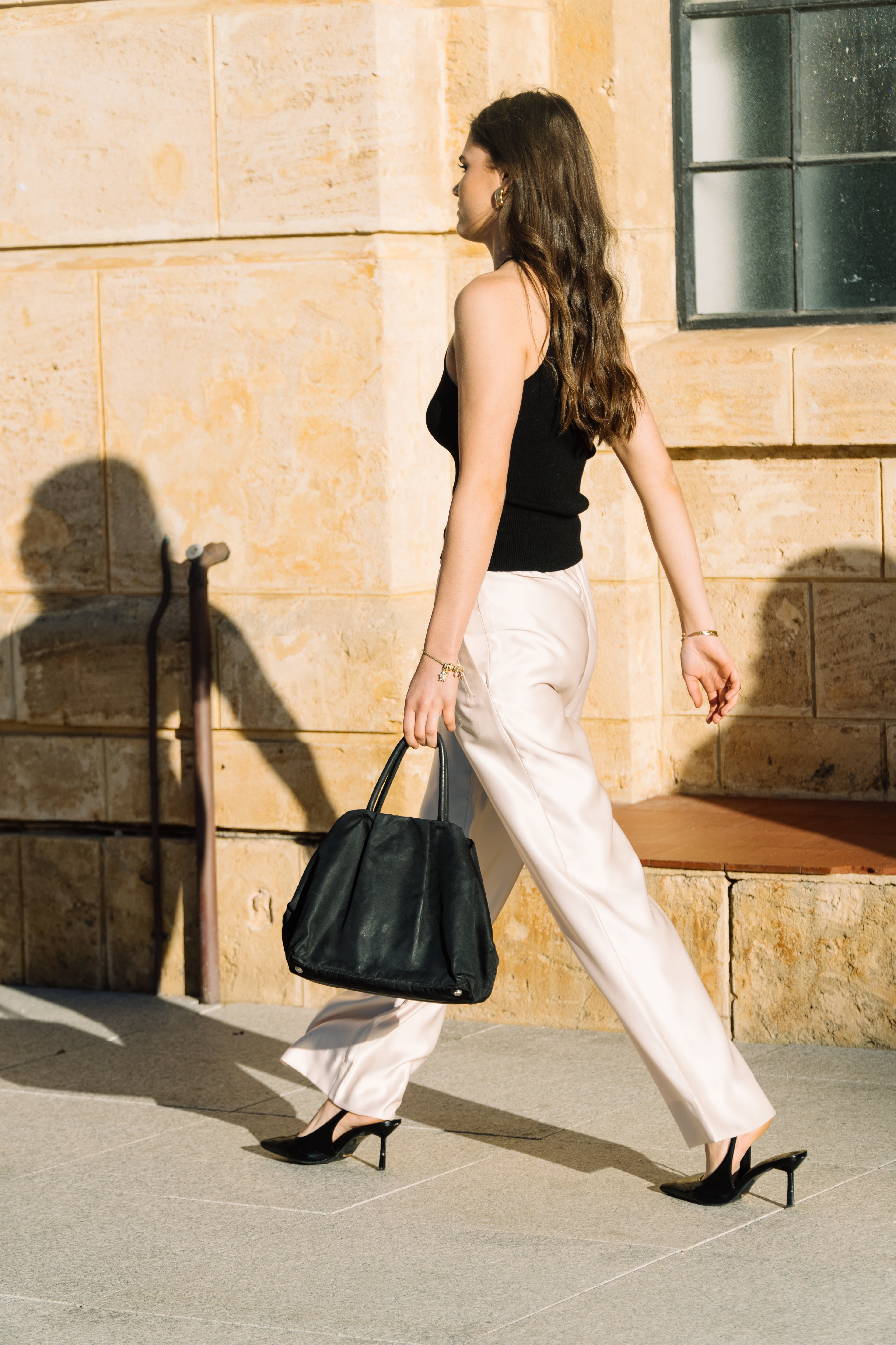 Manning Cartell ivory sillk trouser