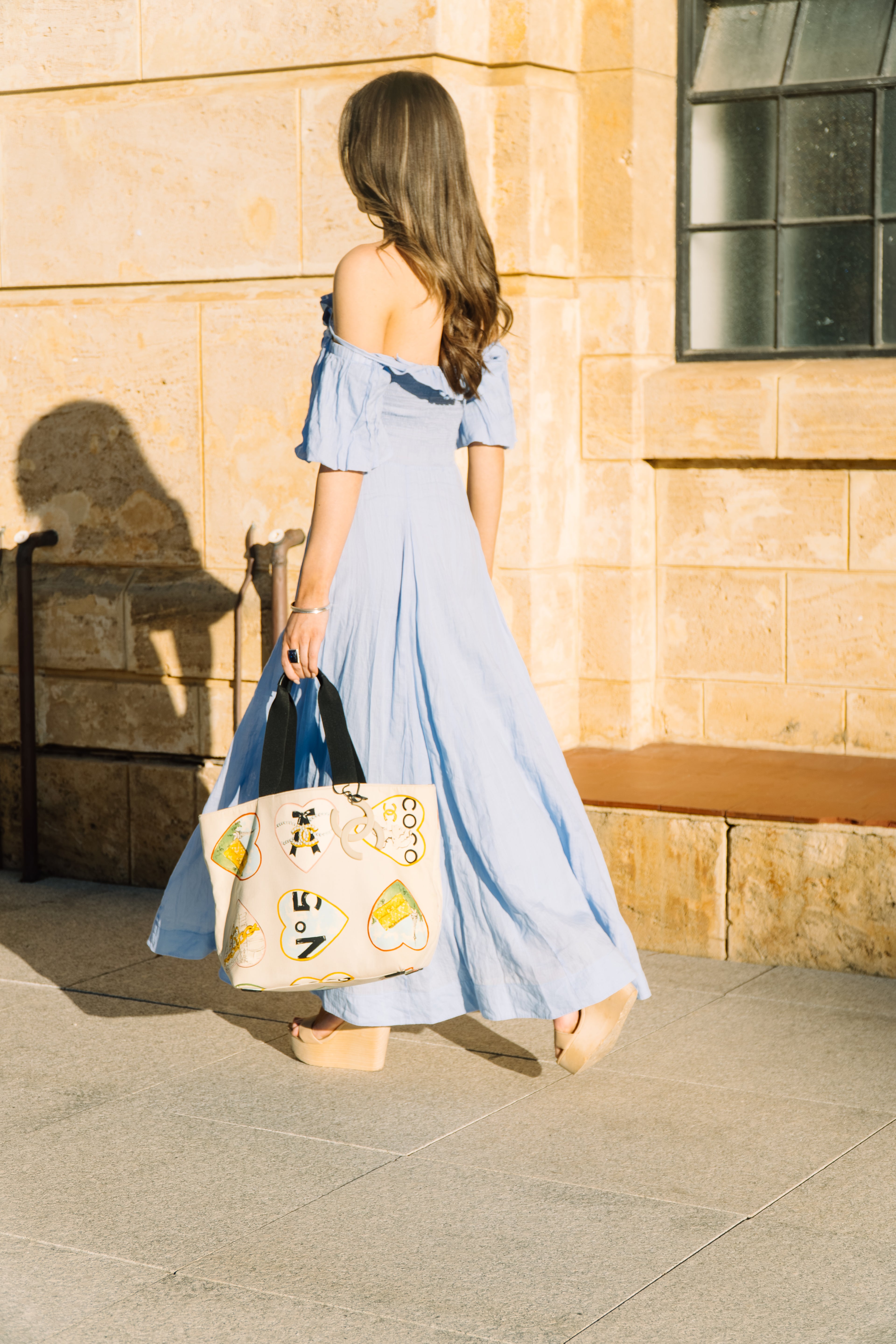 Morrison baby blue maxi dress