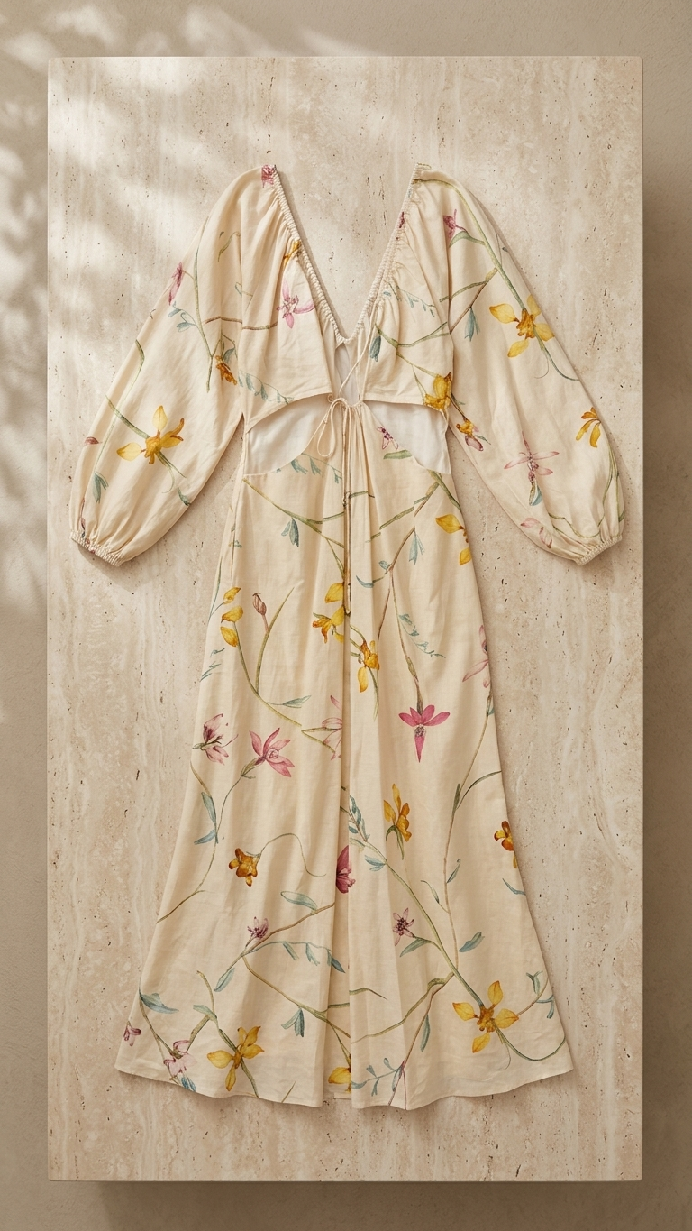 Silent Lover Floral Maxi Dress