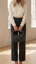 Hugo Boss Tailored Wide-Leg Suit Trousers