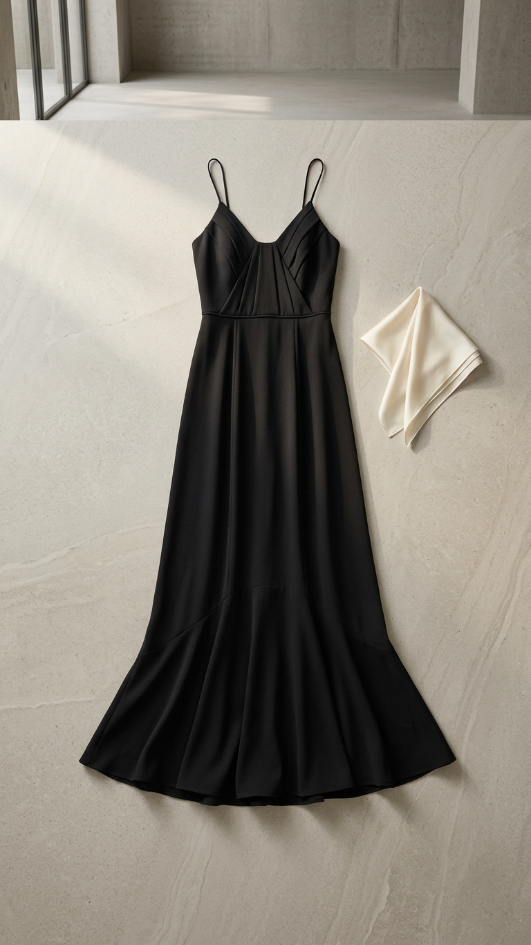 Country Road Twist Corset Front Midi Dress - Pleated Black Strappy