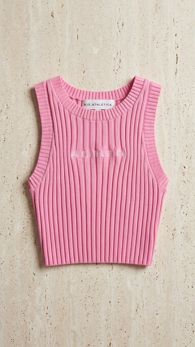 AJE Atheltica Hot pink crop