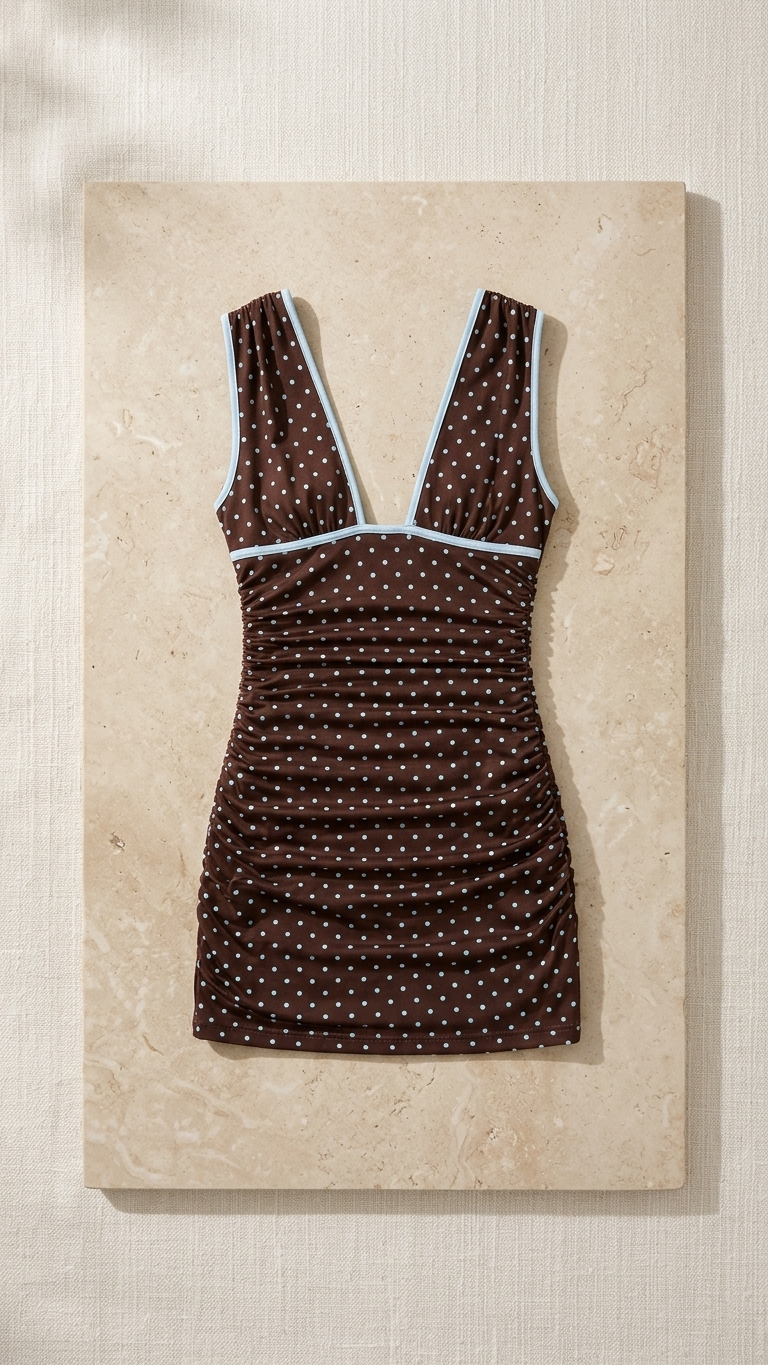 Pepper Mayo Polka dot Options Mini Dress