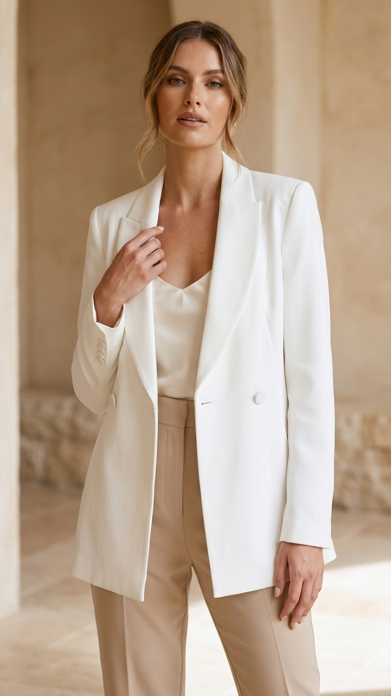 Kookaî White blazer