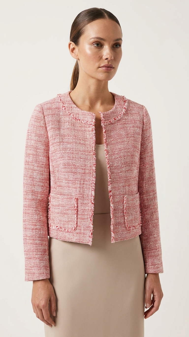 Perri Cutten Red and white jacket