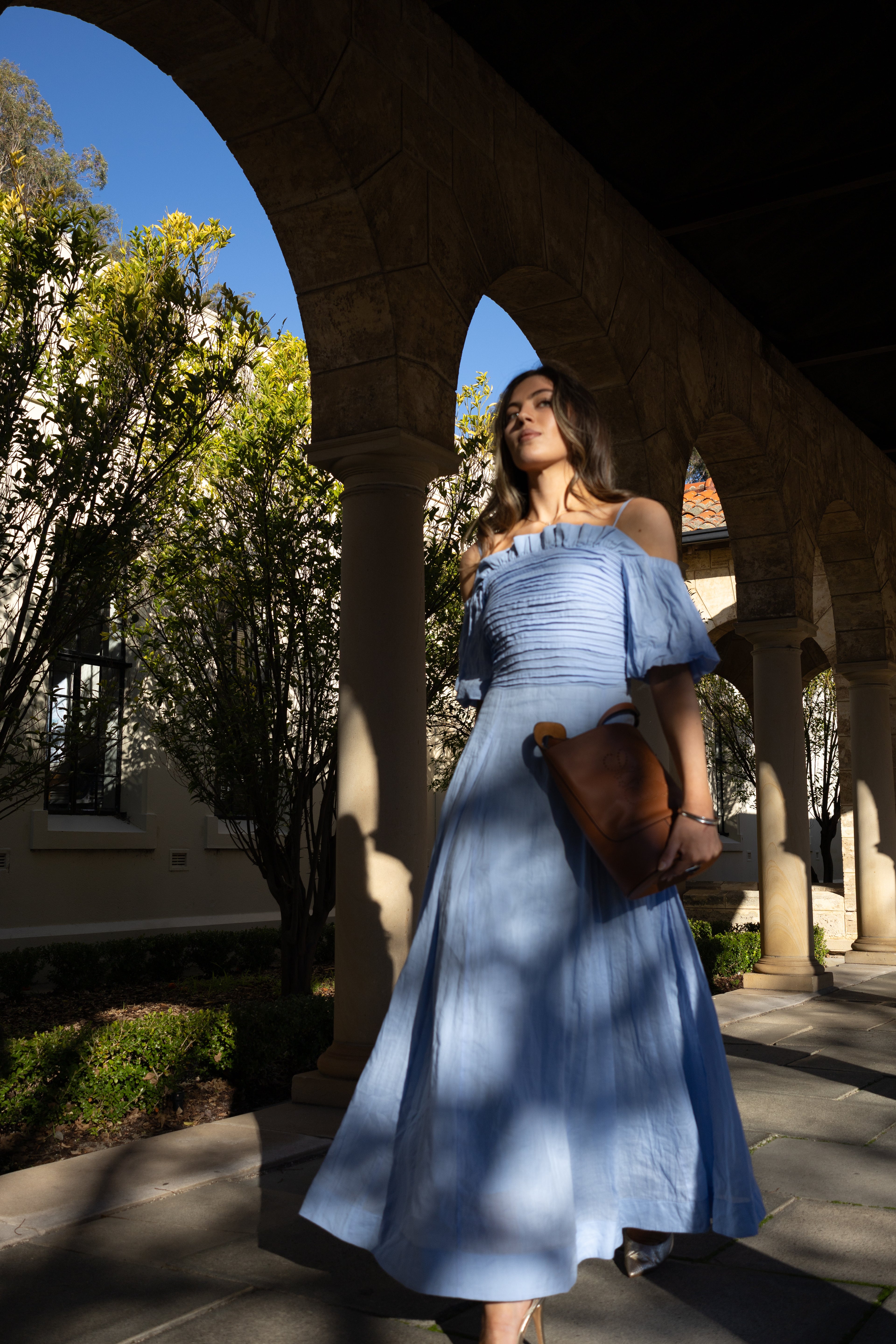 Morrison baby blue maxi dress